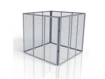 Veiling - Metalen compostbak - Tuinafval - 450L - Zilver, Tuin en Terras, Aarde en Mest