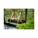 Juliana hanging tray 36x14,5 cm. - zwart, Tuin en Terras, Verzenden, Nieuw