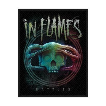 In Flames - Battles - patch officiële Merchandise, Ophalen of Verzenden, Nieuw, Kleding
