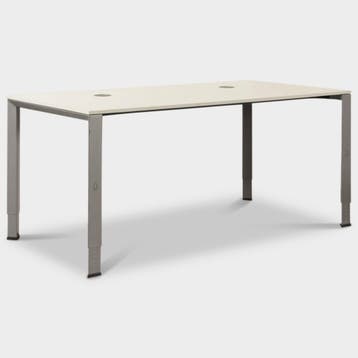 Ahrend 700 bureau, lichtgrijs blad, 160 x 80cm, hoogte, Ophalen of Verzenden, Nieuw
