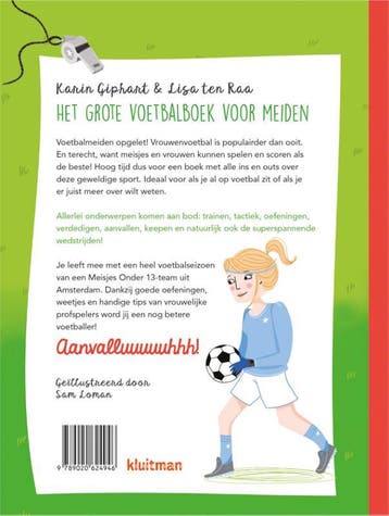 Het grote voetbalboek voor meiden 9789020624946, Verzenden, Zo goed als nieuw, Karin Giphart