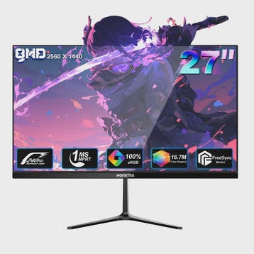Hgfrtee 27" QHD 240Hz Gaming Monitor | 1ms Reactietijd, HDR1, Verzenden, Nieuw