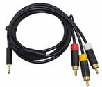 3.5mm (1/8) E AV-Kabel voor de Microsoft, Spelcomputers en Games, Spelcomputers | Xbox 360, Ophalen of Verzenden, Nieuw