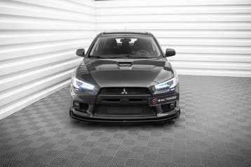 Maxton Street Pro Front Splitter met Flaps Mitsubishi Lancer, Verzenden
