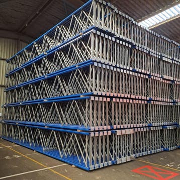 Gebruikte JH MPB palletstelling 3000x3300x1100mm (hxbxd) 2