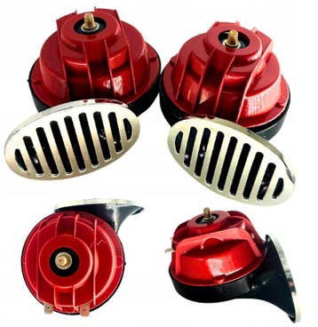 60 Db Tweetonig Claxon - Hoorn 12 Volt - 510 Hz Toeter - Aut, Ophalen of Verzenden, Nieuw