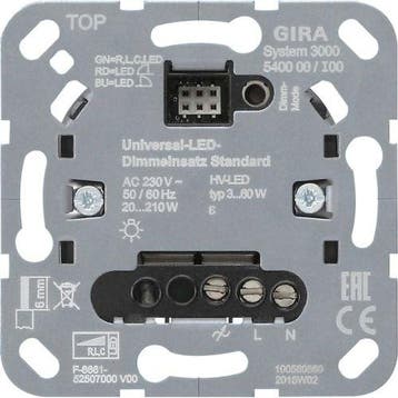 GIRA S3000 Led Tastdimmer standaard 540000, Ophalen of Verzenden, Nieuw