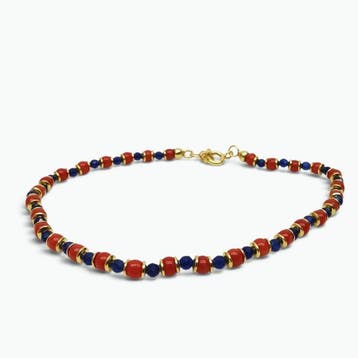 Koraal - Zilver - Armband - handgemaakt