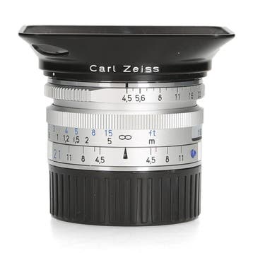 Carl Zeiss C Biogon T f/4.5 21 mm ZM - Groothoeklens, Audio, Tv en Foto, Fotografie | Lenzen en Objectieven, Ophalen of Verzenden