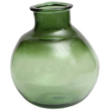 Bazar Bizar De Yugang Vaas - Groen - Ongebruikt, Ophalen of Verzenden, Minder dan 50 cm, Groen, Glas