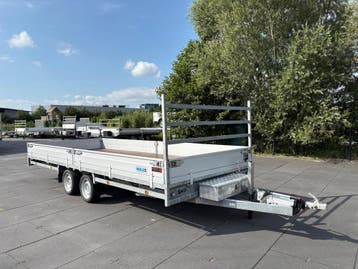 Hulco 500 x 200 cm plateauwagen ZGAN! BJ 2024 3500kg, Ophalen, Gebruikt