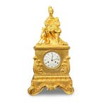 Figurale pendule Louis Philippe - Verguld brons - 1830 -