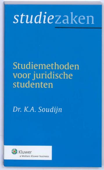 Studiemethoden Voor Juridische Studenten, 9789013056440, Verzenden, Zo goed als nieuw, HBO