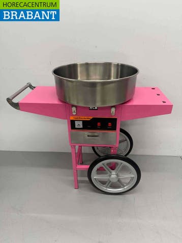 HCB Suikerspinmachine met onderstel 52 cm 230V Horeca, Ophalen of Verzenden, Nieuw in verpakking