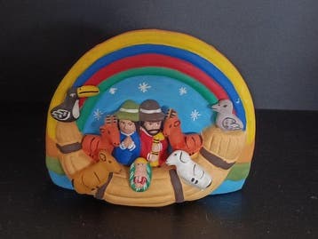 Beeldje - Nativitá - Presepe ad  Arca  Completo -, Nieuw