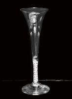Champagne fluitje - Engels opaak twist-champagnefluit c1760