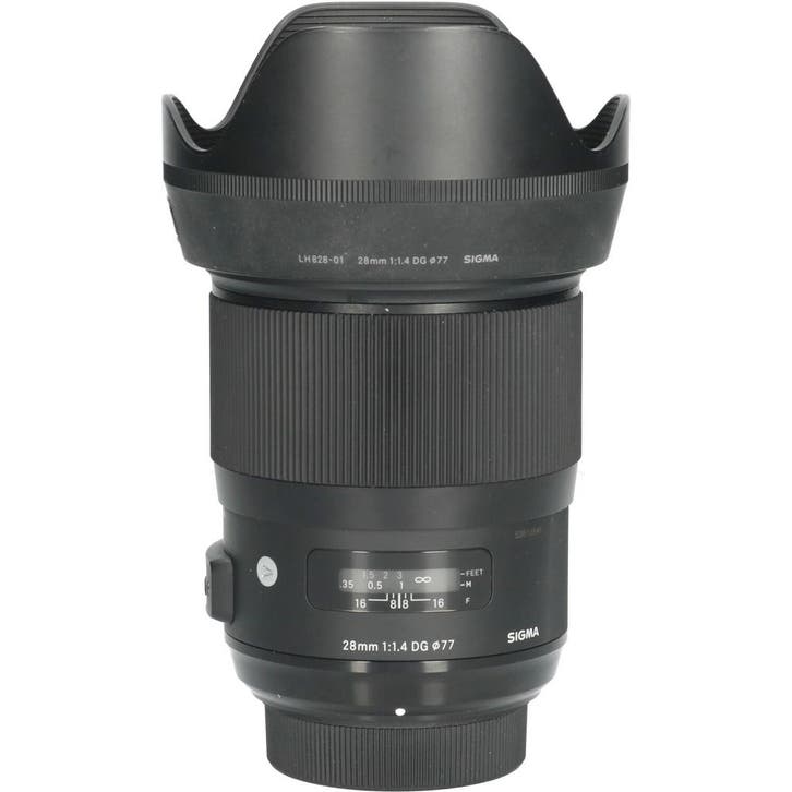Tweedehands Sigma 28mm f/1.4 DG HSM Art Nikon F CM4590, Audio, Tv en Foto, Fotografie | Lenzen en Objectieven, Groothoeklens, Gebruikt