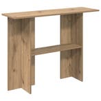 vidaXL Wandtafel Artisanaal eiken 100 x 30 x 75 cm Bewerkt, Huis en Inrichting, Tafels | Salontafels, Minder dan 50 cm, Verzenden