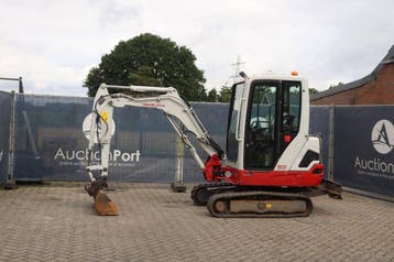 Veiling: Minigraver Takeuchi TB225 Diesel 16.5kW 2018, Ophalen, Graafmachine