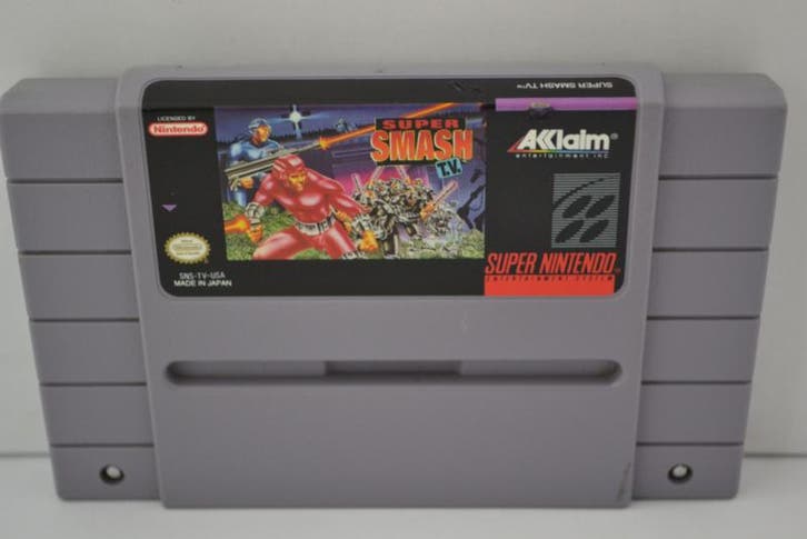 Super Smash T.V. (SNES USA), Spelcomputers en Games, Games | Nintendo Super NES, Zo goed als nieuw, Verzenden