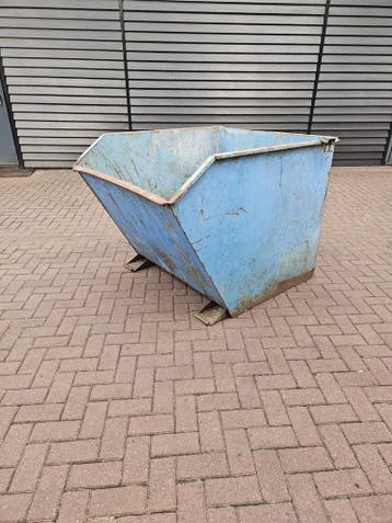 Kiepbak kantelbak spanenbak heftruck 1500 liter, Voorzetapparatuur