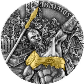 Germania. 10 Mark 2022 Krieger-Arminius - Relief Antique