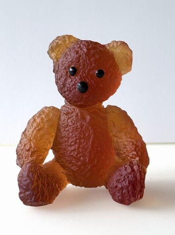Daum - Serge Mansau - sculptuur, Doudours - 15 cm - Kristal