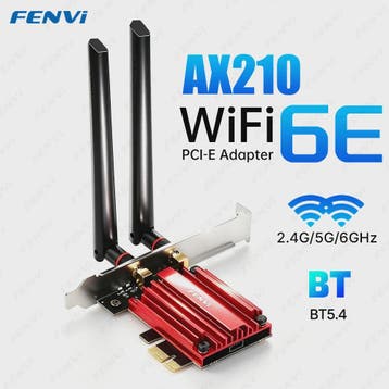 Fenvi WiFi 6E AX210 PCIe Netwerkkaart met Bluetooth 5.4 - AX, Verzenden, Nieuw