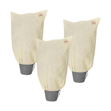 Plantbeschermingshoes Set van 3 Beige 1,2x1,8m (Tuinieren), Verzenden, Nieuw