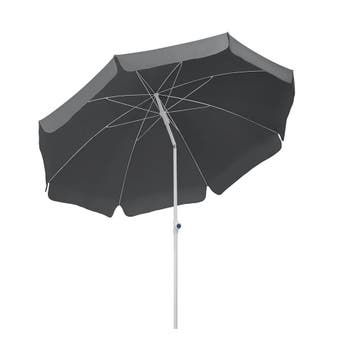 Schneider Parasol Ibiza, antraciet, rond, 240 cm, 681-15,..., Tuin en Terras, Verzenden, Nieuw