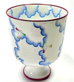 Coppa Richard Ginori - Design Giò Ponti Aeroplani e Nuvole