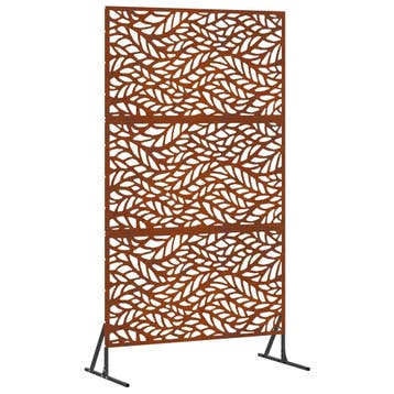 Tuin Scherm Grijs Staal | Tweedekansje | Laatste Stuk!, Tuin en Terras, Tuinschermen, Staal, Minder dan 100 cm, Ophalen of Verzenden