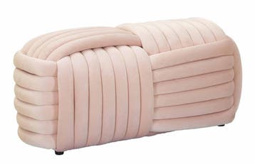 BANKJE SOFTY ROZE CM 90X45X45, Ophalen of Verzenden, Nieuw