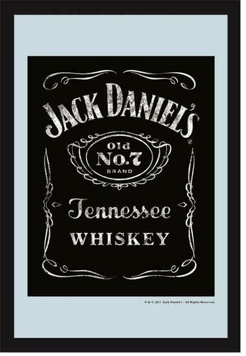 Jack Daniel's no7 spiegel, Verzenden, Nieuw