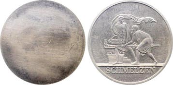 Medaille 1986 Duitsland Probe einseitig Schadowfries Schm..., Verzenden