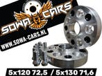 Adapters / Steekadapters 5x120 (72,5) naar 5x130 (71,6) 20mm, Auto diversen, Tuning en Styling, Verzenden