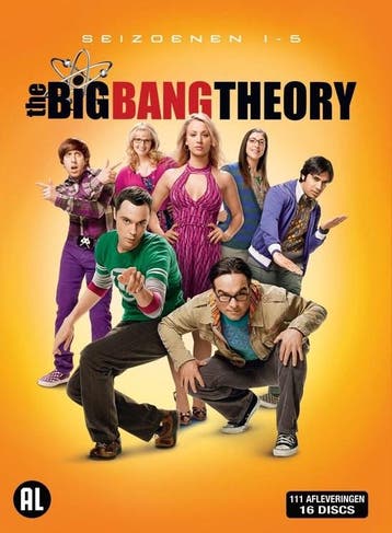 Big Bang Theory - Seizoen 1-5, Cd's en Dvd's, Verzenden, Nieuw in verpakking