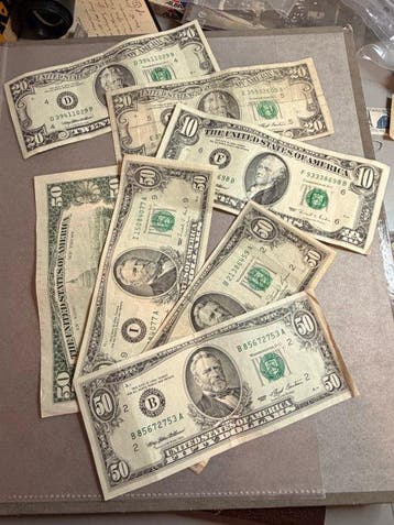 Verenigde Staten van Amerika. - 7 Banknotes - 250 US dollars