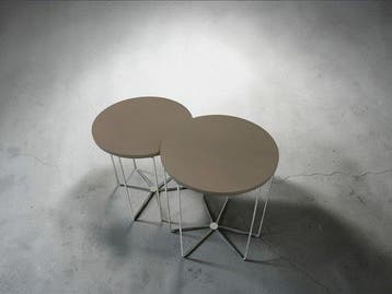 Maconi - Bijzettafel (2) - Zilver - chroomgecoat/gelamineerd