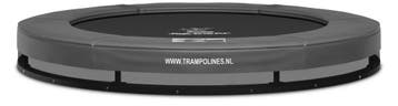 Ingraaf Trampoline Magic Circle Pro Grey 251 cm, Ophalen of Verzenden, Nieuw