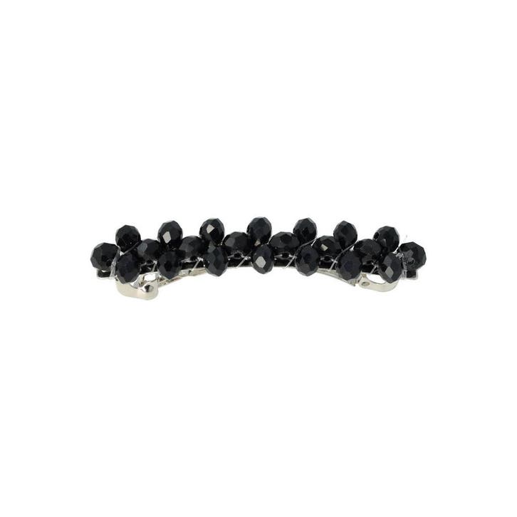 Haarspeld Patentspeld 6cm – Recht - Facetkralen – Zwart, Sieraden, Tassen en Uiterlijk, Uiterlijk | Haarverzorging