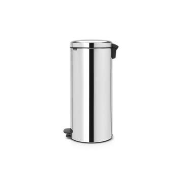 Brabantia Pedaalemmer newIcon 30 ltr - RVS, Huis en Inrichting, Woonaccessoires | Prullenbakken, Verzenden, Nieuw