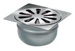 Afvoer Put | RVS | 100 x 100 mm | 18 l/min HorecaTraders, Verzenden, Nieuw in verpakking