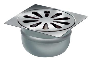 Afvoer Put | RVS | 100 x 100 mm | 18 l/min HorecaTraders, Verzenden, Nieuw in verpakking