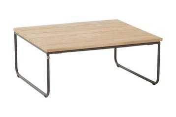 4-Seasons Axel koffietafel - 80x80 cm. H 30 cm., Verzenden, Nieuw, Rond, Overige materialen