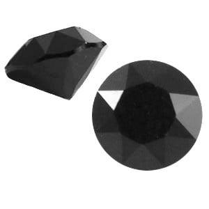 2 x Swarovski Elements SS24 puntsteen (5.2mm) Jet black, Ophalen of Verzenden, Nieuw, Overige typen
