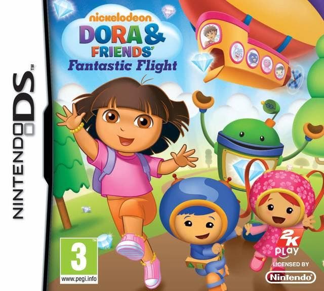 Dora en Vriendjes Fantastische Vlucht (Nintendo DS), Spelcomputers en Games, Games | Nintendo DS, Gebruikt, Verzenden