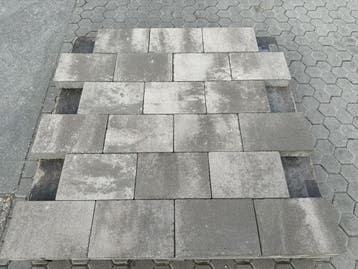 Veiling - 86,40 M2 Betontegel Taupe Nuance 20x30x6 Cm, Tuin en Terras, Nieuw
