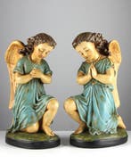 Beeldje - Praying Angels - Gips