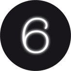 Neon Art Neon cijfer 6, Verzenden